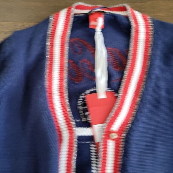 PINKO Coca Cola Knit Nautical Cardigan Sweater XS - Picture 5 of 12